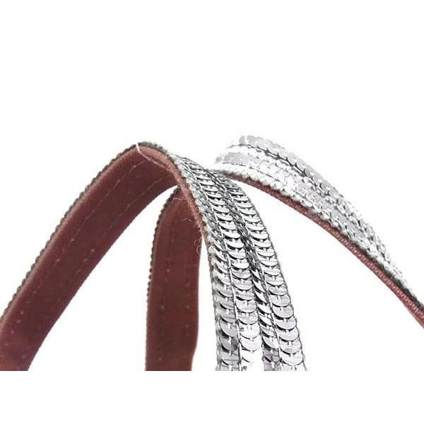 ■極美品■ vanessabruno ヴァネッサ ブリューノ キャンバス スパンコール ハンドバッグ トート ブラウン系×シルバー系 DB0061 |  | 03