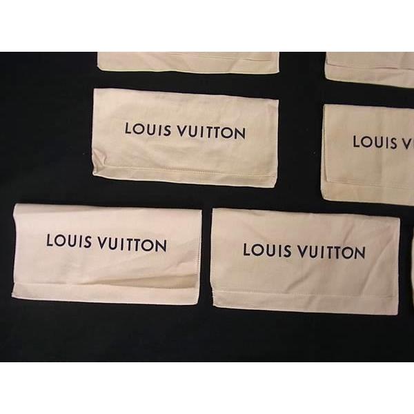 ■新品同様〜■  LOUIS VUITTON ルイヴィトン コットン100% 保存袋 W 約23cm H 約11.5cm 10点セット まとめ売り ベージュ系 DB0948 | LOUIS VUITTON | 03