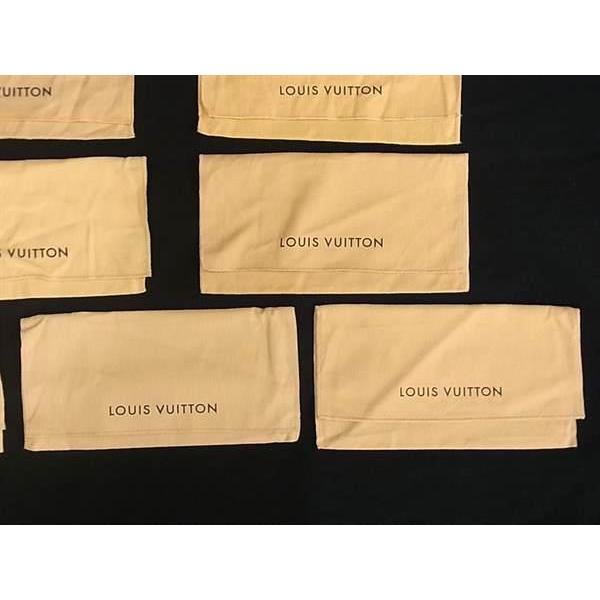 ■新品同様〜■  LOUIS VUITTON ルイヴィトン コットン100% 保存袋 W 約23cm H 約11.5cm 10点セット まとめ売り ベージュ系 DB0949 | LOUIS VUITTON | 04