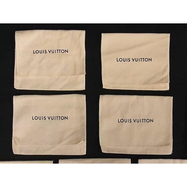 ■新品同様〜■  LOUIS VUITTON ルイヴィトン コットン100% 保存袋 W 約14.8cm H 約12.5cm 10点セット まとめ売り ベージュ系 DB0954 | LOUIS VUITTON | 01