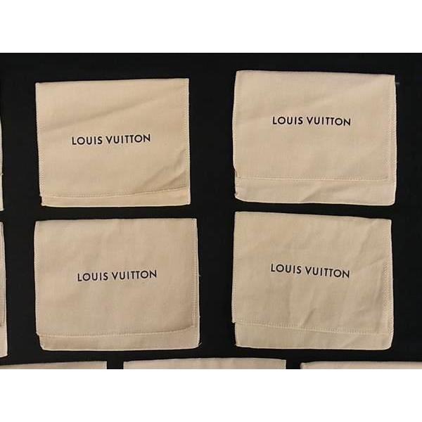 ■新品同様〜■  LOUIS VUITTON ルイヴィトン コットン100% 保存袋 W 約14.8cm H 約12.5cm 10点セット まとめ売り ベージュ系 DB0954 | LOUIS VUITTON | 02