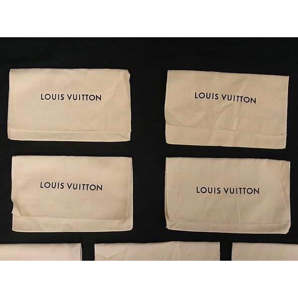 ■新品同様〜■  LOUIS VUITTON ルイヴィトン コットン100% 保存袋 W 約20cm H 約12cm 10点セット まとめ売り ベージュ系 DB0957 | LOUIS VUITTON | 01