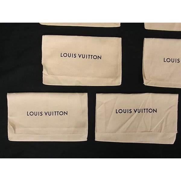 ■新品同様〜■  LOUIS VUITTON ルイヴィトン コットン100% 保存袋 W 約20cm H 約12cm 10点セット まとめ売り ベージュ系 DB0957 | LOUIS VUITTON | 03