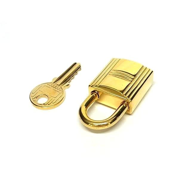 □美品□ HERMES エルメス カデナ 南京錠 パドロック 114 鍵