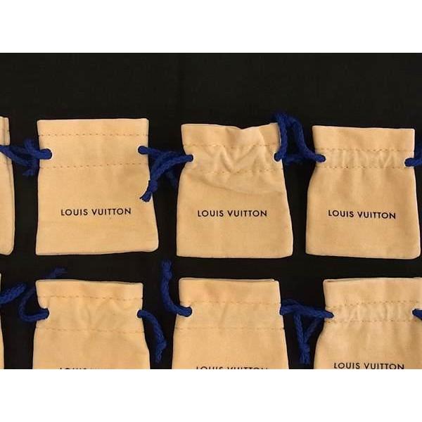 ■新品同様〜■ LOUIS VUITTON ルイヴィトン コットン 保存袋 巾着 W 約6cm H 約7cm 10点セット まとめ売り ベージュ系 DB2288 | LOUIS VUITTON | 02