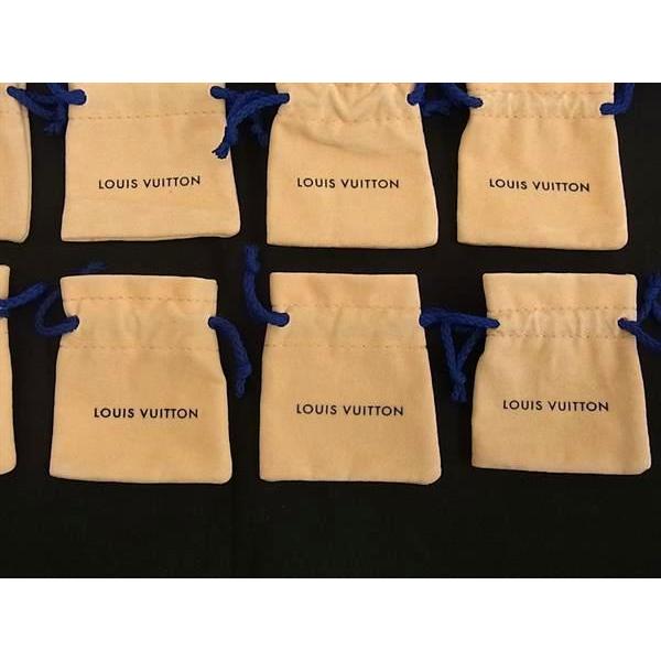 ■新品同様〜■ LOUIS VUITTON ルイヴィトン コットン 保存袋 巾着 W 約6cm H 約7cm 10点セット まとめ売り ベージュ系 DB2288 | LOUIS VUITTON | 04