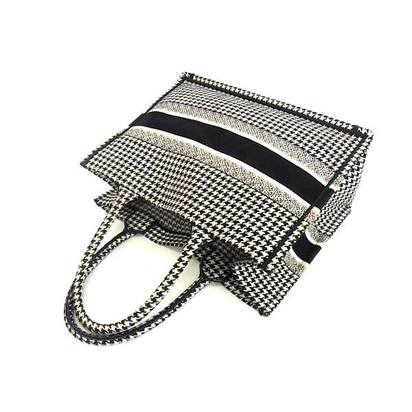 Christian Dior ディオール ハウンドトゥース スカーフ 千鳥格子柄