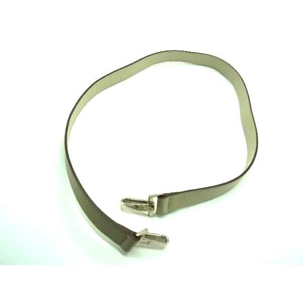 BALLY　バリー　 ベージュ レザー ショルダーバッグ　ストラップ付き BALLY（バリー）の「BAR 8 HOURS（ショルダーバッグ）」 - WEAR