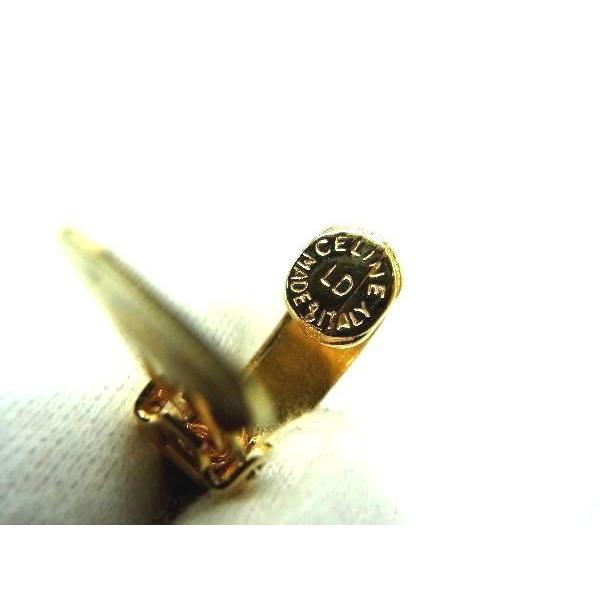 CELINE セリーヌ ラインストーン クリップ式 イヤリング アクセサリー レディース ゴールド系 DD8629 | CELINE | 04