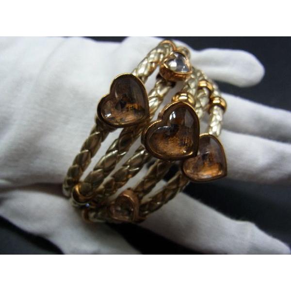 Folli Follie □美品□ フォリフォリ ハート ラインストーン