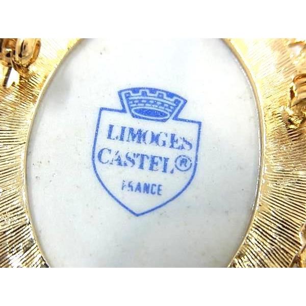 ■美品■ LIMOGES CASTEL リモージュキャッスル ピンブローチ ピンバッジ アクセサリー レディース ゴールド系×ネイビー系 DF8104 |  | 03