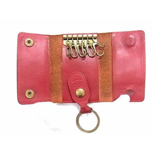 IL BISONTE イルビゾンテ レザー 6連 キーケース 鍵入れ レディース メンズ レッド系 DF8805 | IL BISONTE | 02