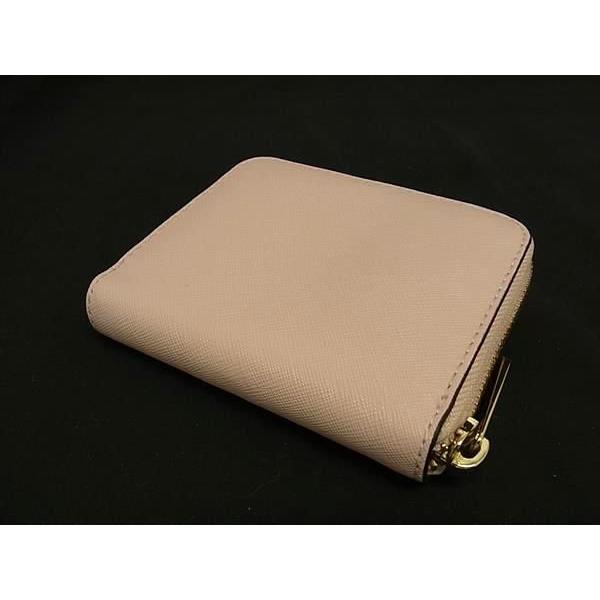 ■美品■ MICHAEL KORS マイケルコース レザー ラウンドファスナー 二つ折り 財布 ウォレット 札入れ 小銭入れ ライトピンク系 DG0706 |  | 01