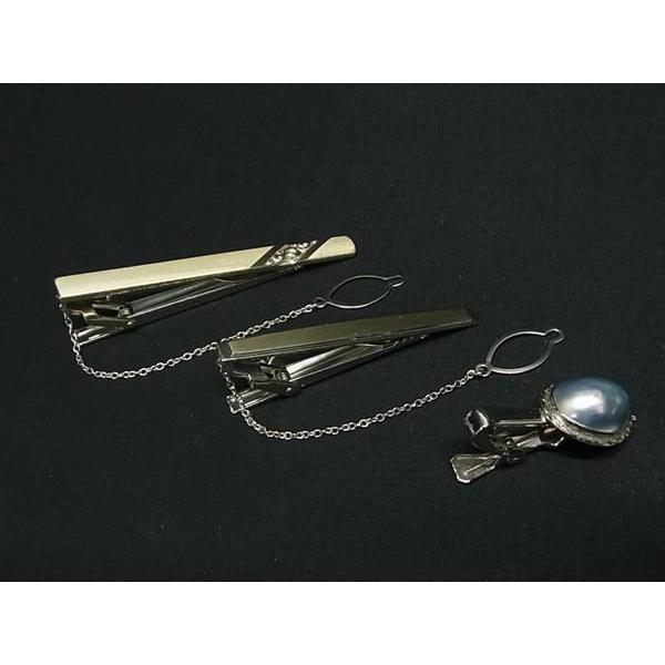 ■美品■ SUN EAGLE サンイーグル  SV925等 ネクタイピン タイクリップ アクセサリー ビジネス メンズ 3点セット まとめ売り DG1620 | 