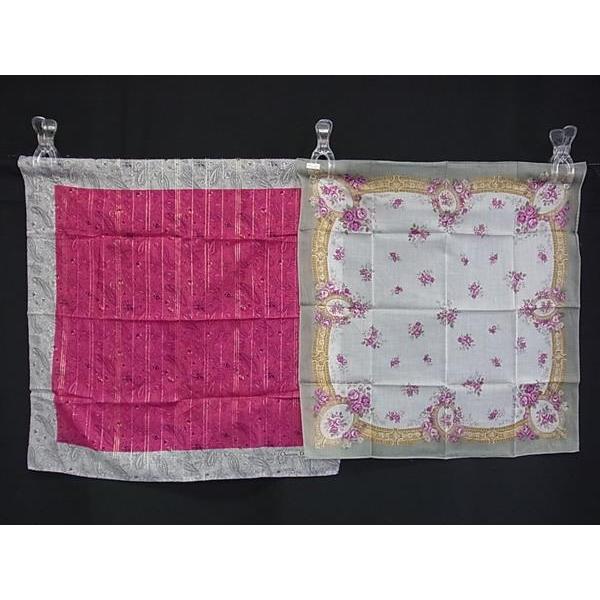 ■極美品■ ChristianDior ディオール ハンカチ ハンカチーフ レディース 2点セット まとめ売り DG5975 | Christian Dior | 01