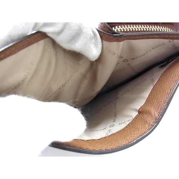 ■美品■ MICHAEL KORS マイケルコース レザー 二つ折り 財布 ウォレット 小銭入れ 札入れ レディース ブラウン系 DG9230 | MICHAEL KORS | 03