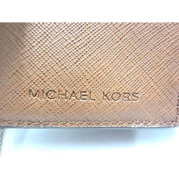■美品■ MICHAEL KORS マイケルコース レザー 二つ折り 財布 ウォレット 小銭入れ 札入れ レディース ブラウン系 DG9230 | MICHAEL KORS | 05