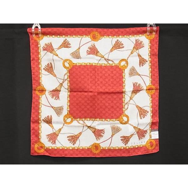 ■新品同様〜■ CELINE セリーヌ  総柄 ハンカチ ハンカチーフ 2点セット まとめ売り DH0820 | CELINE | 01