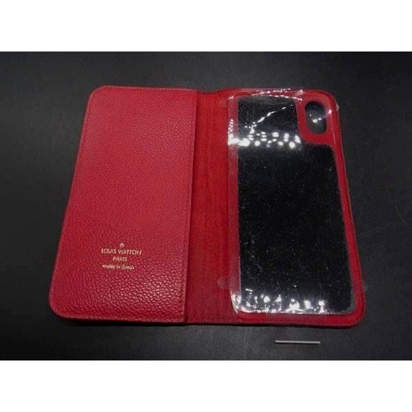 LOUIS VUITTON ルイヴィトン M63588 モノグラムアンプラント フォリオ iPhone X / XS ケース アイフォンケース レッド系 DH3247 | LOUIS VUITTON | 02