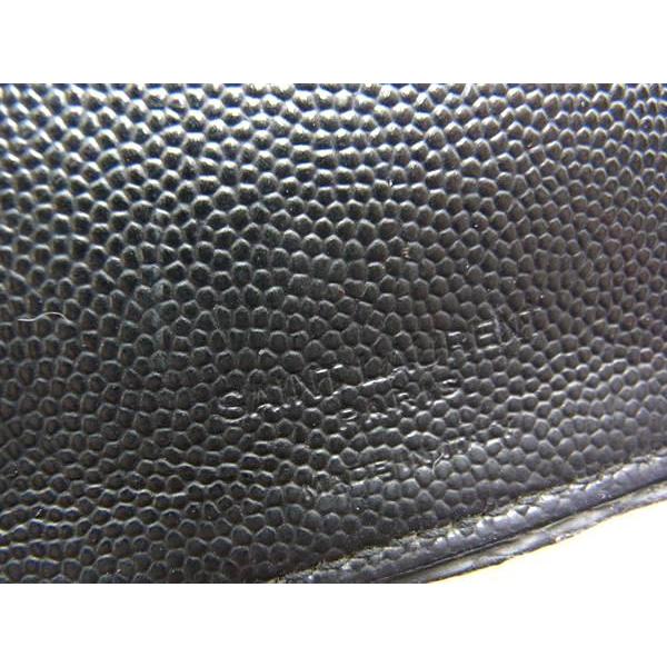 SAINT LAURENT サンローラン レザー 二つ折り 財布 ウォレット 札入れ 小銭入れ ブラック系 DH3261 | SAINT LAURENT | 04