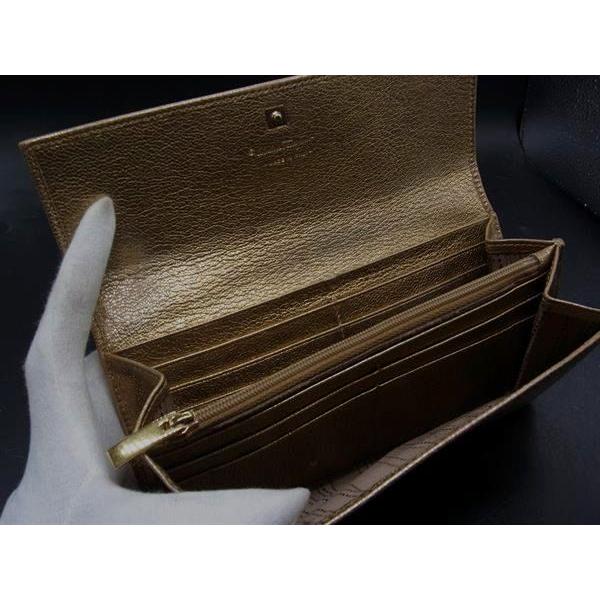 フェラガモ ヴァラ ウォレット 長財布 リボン ゴールド レザー 本革 ブラック 32161.jpg