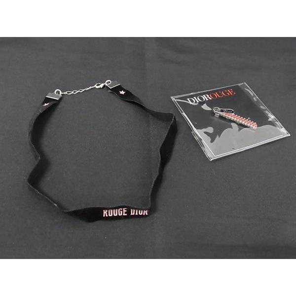 ■新品同様〜■ ChristianDior ディオール ピンバッジ ピンブローチ チョーカー アクセサリー 2点セット まとめ売り DH5340 | Christian Dior