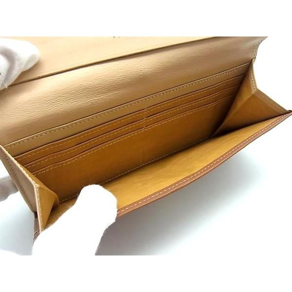 Kitamura キタムラ 長財布 二つ折り がま口 ブラウン キャメル Kitamura キタムラ 長財布 二つ折り がま口 ブラウン キャメル