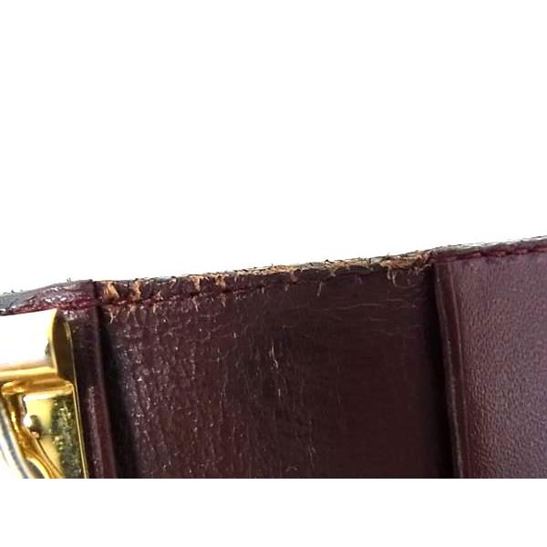 Cartier カルティエ キーケース 5連 マストライン ボルドー レザー 未