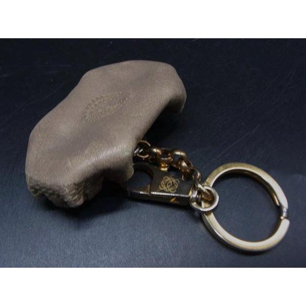 LOEWE ロエベ アナグラム レザー キーホルダー キーリング