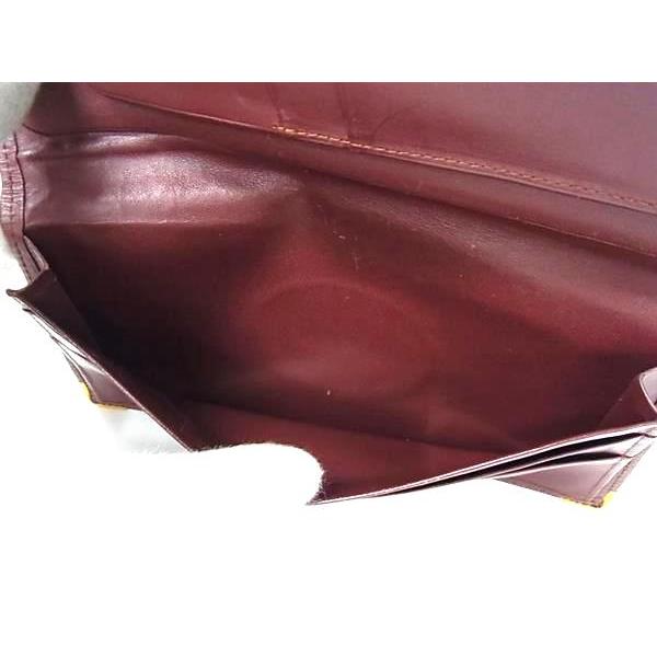 Cartier カルティエ マストライン レザー 二つ折り 長財布