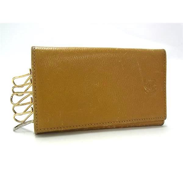 新品同様　ほぼ未使用品　LOEWE ロエベ　6連キーケース　アナグラム　ブラウン LOEWE ロエベ アナグラム レザー 6連 キーケース 鍵入れ メンズ