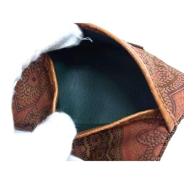 極美品ETRO エトロ ペイズリー柄 キャンバス ノーカラーコート サイズ40 中古・古着通販】ETRO (エトロ) ペイズリー柄コート ベージュ