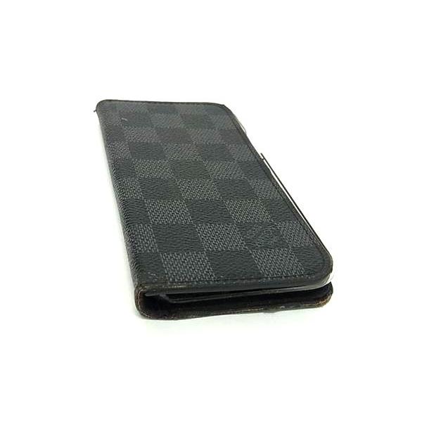 LOUIS VUITTON - ルイ ヴィトン IPHONE バンパー X XS 携帯 スマホ スマートフォンケース ダミエグラフィット カーフスキン レザー ブラック 黒 N40172 箱付 LOUIS VUITTON（未使用　展示品） LOUIS VUITTON （未使用 展示品）ルイ ヴィトン IPHONE バンパー