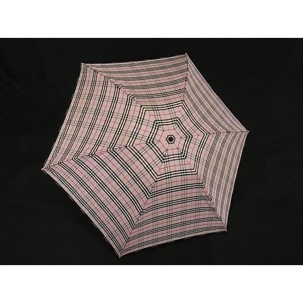 BURBERRY（バーバリー） ノバチェック 2段折り 折りたたみ傘 折り畳み