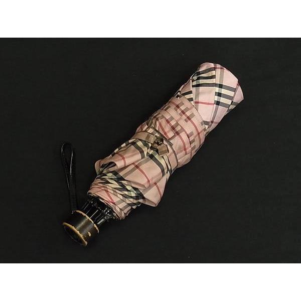 BURBERRY（バーバリー） ノバチェック 2段折り 折りたたみ傘 折り畳み