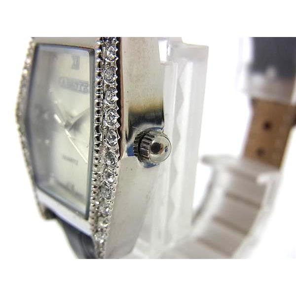 □美品□ ABISTE アビステ SS×レザー クォーツ 腕時計 ウォッチ