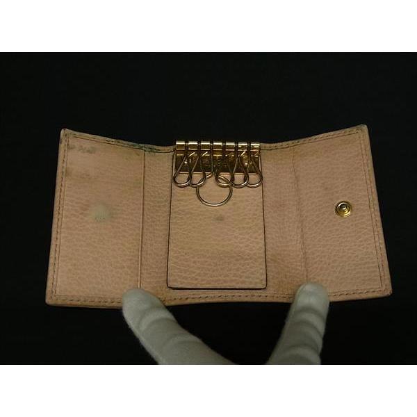 GUCCI（グッチ） 456118 GGマーモント レザー 6連 キーケース 鍵入れ