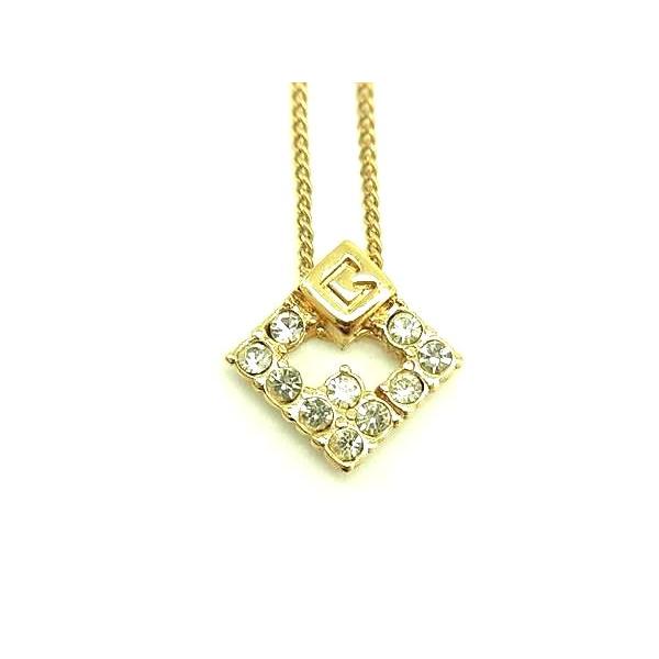 GIVENCHY □美品□ ジバンシィ ヴィンテージ ラインストーン