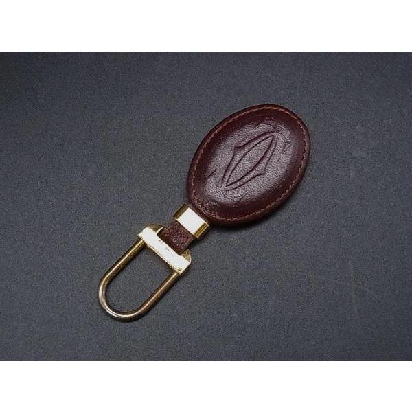 【未使用】カルティエ　マストライン　レザー　キーホルダー Cartier（カルティエ） マストライン レザー キーホルダー バッグ