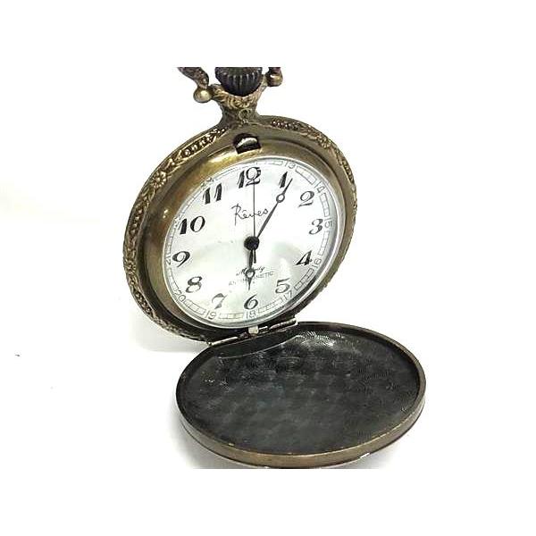 □稼働品□ Reves ANTIMAGNETIC 懐中時計 手巻き ウォッチ