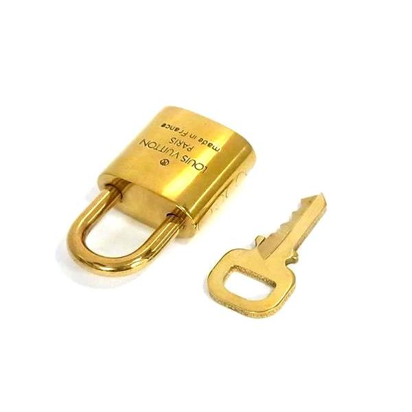 未使用 ルイヴィトン パドロック 南京錠 カデナ 鍵 ゴールド No.663 LOUIS VUITTON（ルイ・ヴィトン） □美品□ カデナ 南京錠 パドロック