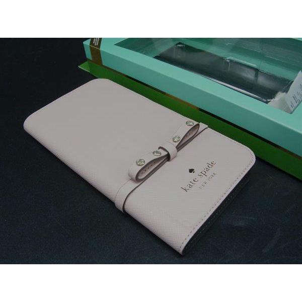 ■極美品■ kate spade ケイトスペード レザー iPhone X  手帳型 アイフォンケース スマホケース ピンク系 DJ9035 | kate spade NEW YORK