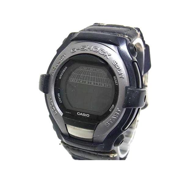 CASIO カシオ GT-001 G-SHOCK SS×ナイロン クォーツ 生活防水 腕時計 ウォッチ メンズ シルバー系×ネイビー系 DK1900 | CASIO
