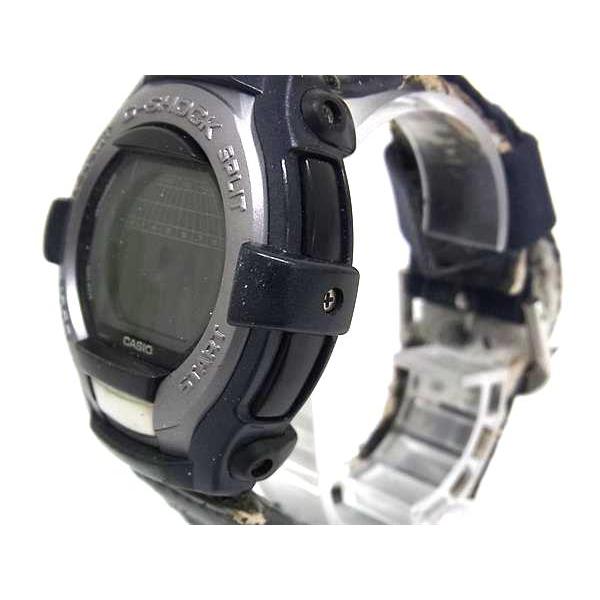 CASIO カシオ GT-001 G-SHOCK SS×ナイロン クォーツ 生活防水 腕時計 ウォッチ メンズ シルバー系×ネイビー系 DK1900 | CASIO | 01