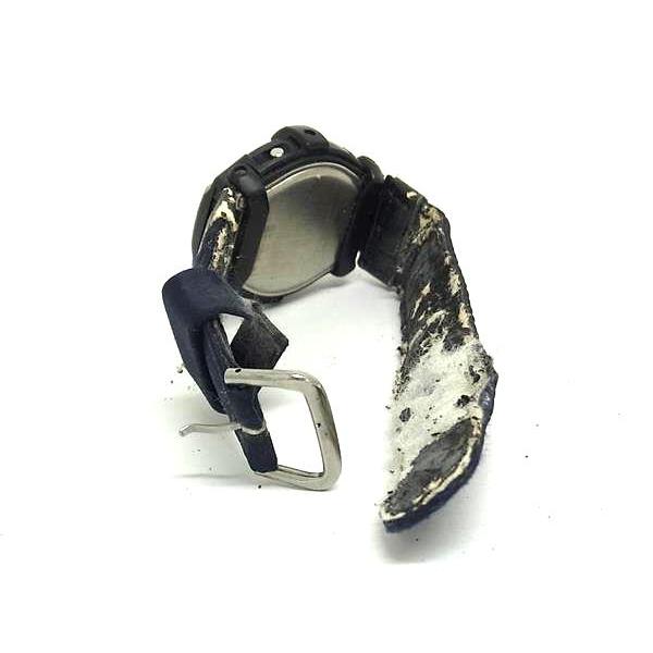 CASIO カシオ GT-001 G-SHOCK SS×ナイロン クォーツ 生活防水 腕時計 ウォッチ メンズ シルバー系×ネイビー系 DK1900 | CASIO | 03