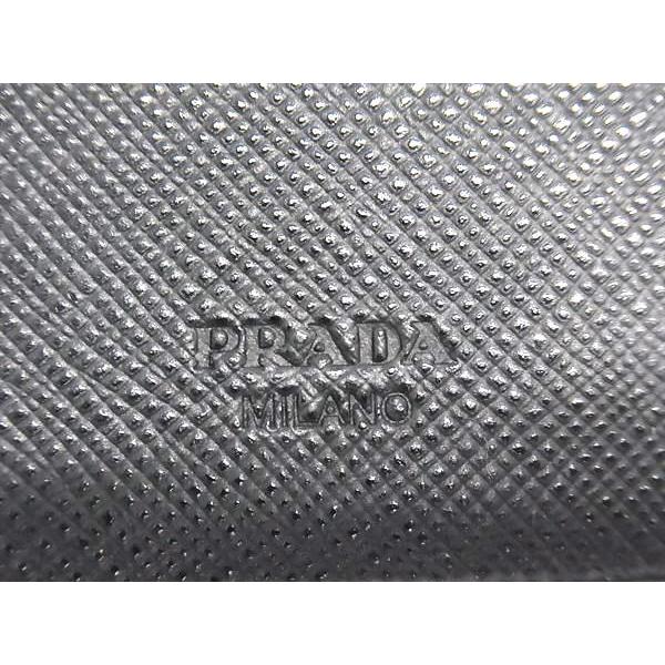 PRADA プラダ サフィアーノレザー  iPhone 12/12 Pro 対応 アイフォンケース スマホケース レディース メンズ ブラック系 DK1949 | PRADA | 02