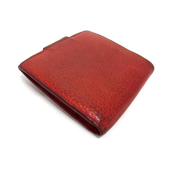 CELINE セリーヌ ヴィンテージ ガンチーニ金具 レザー 二つ折り 財布 ウォレット 札入れ カード入れ レディース レッド系 DK2191 | CELINE | 01