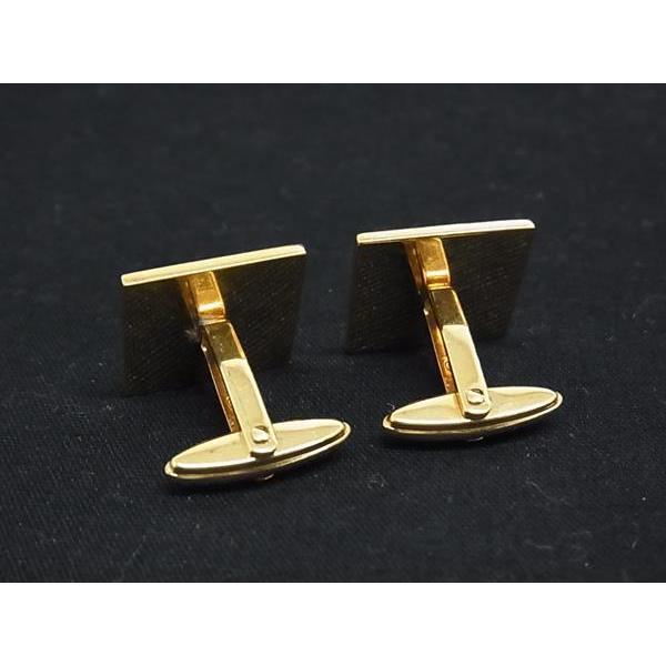 美品　ダンヒル　dunhill　シルバー＆ゴールド＆白蝶貝　ｄロゴ　カフリンクス dunhill（ダンヒル） ボタンカフス（白蝶貝） （カフスボタン