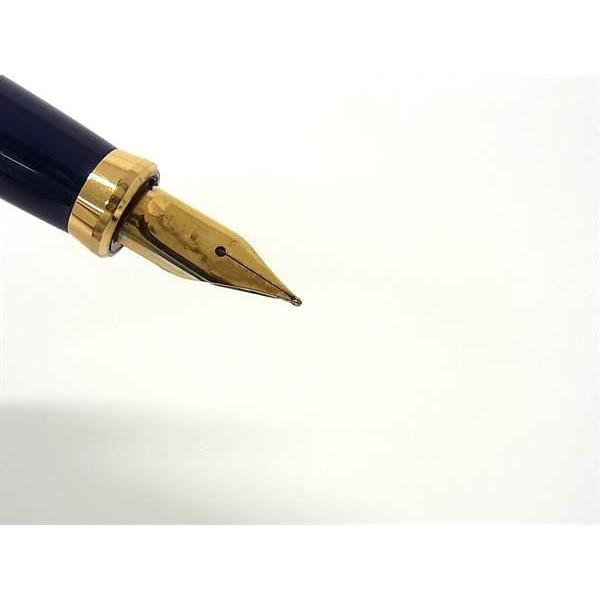 ■美品■ PLATINUM プラチナ 万年筆 筆記用具 文房具 ステーショナリー メンズ レディース ブルー系×ゴールド系 DK4549 |  | 02