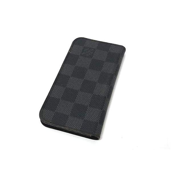 LOUIS VUITTON ルイヴィトン N61216 ダミエグラフィット フォリオ iPhone 5/5S/SE 対応 アイフォンケース ブラック系 DK6097 | LOUIS VUITTON | 01